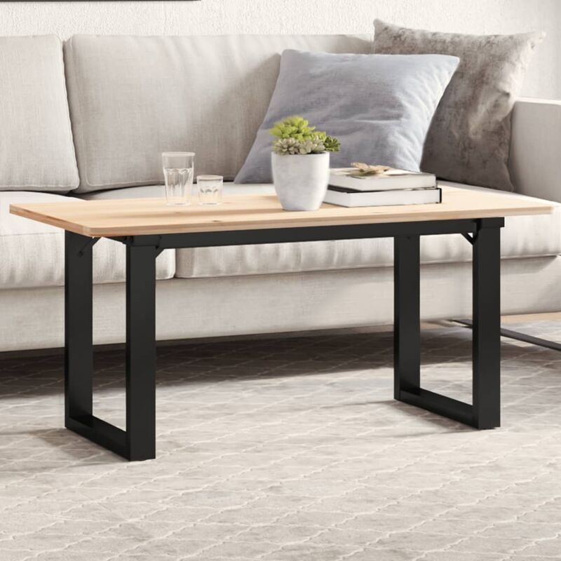 Coffee Table Legs O-frame 80x40x43 Cm Steel Vidaxl