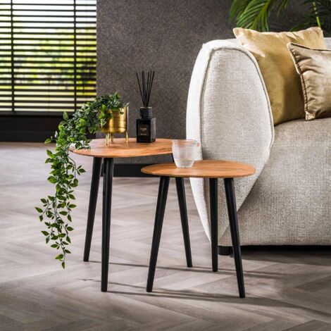 Coffee Table  Organic Due Acacica set of 2