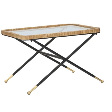 COFFEE TABLE SAINT BARTH RETT. CM 70X50X45