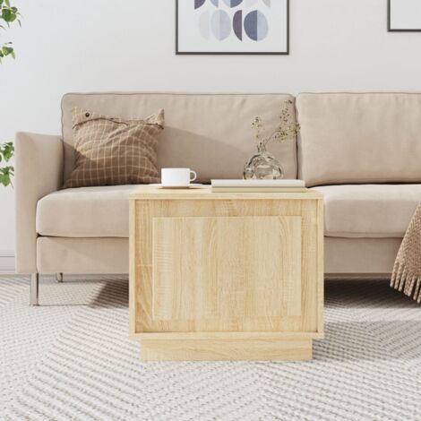 Coffee Table Sonoma Oak 51x50x44 cm Engineered Wood vidaXL