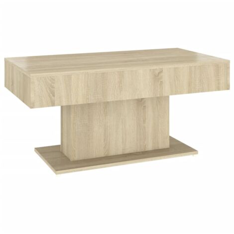 Coffee Table Sonoma Oak 96x50x45 cm Engineered Wood vidaXL