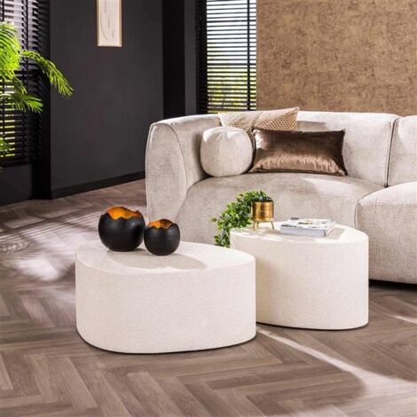 Coffee Table Triangle Stone set of 2