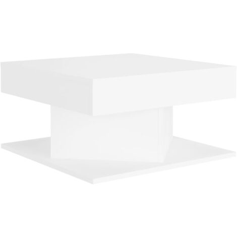 Coffee Table White 57x57x30 cm Engineered Wood vidaXL