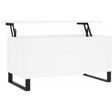 Coffee Table White 90x44.5x45 cm Engineered Wood vidaXL