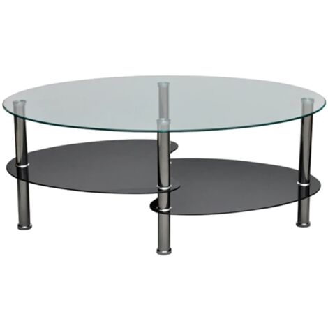 Coffee Table with Exclusive Design Black vidaXL