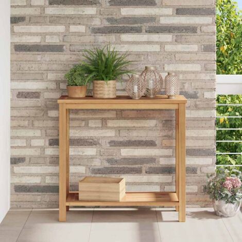 Coffee Table with Storage Brown 85 x 35 x 75 cm Solid teak wood vidaXL