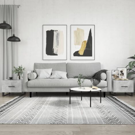 Coffee Tables 2 pcs Concrete Grey 50x50x40 cm Engineered Wood vidaXL