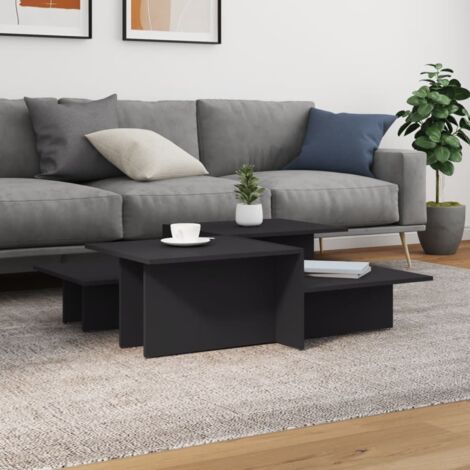 Coffee Tables 2 pcs Grey Engineered Wood vidaXL