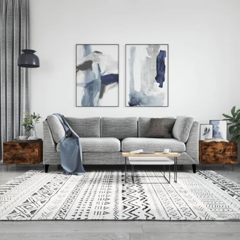 Coffee Tables 2 pcs Smoked Oak 50x50x40 cm Engineered Wood vidaXL