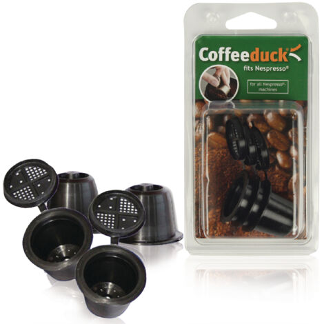 Coffeeduck fits Nespresso Espresso Cups Universal Permanent Filter nachfüllbar