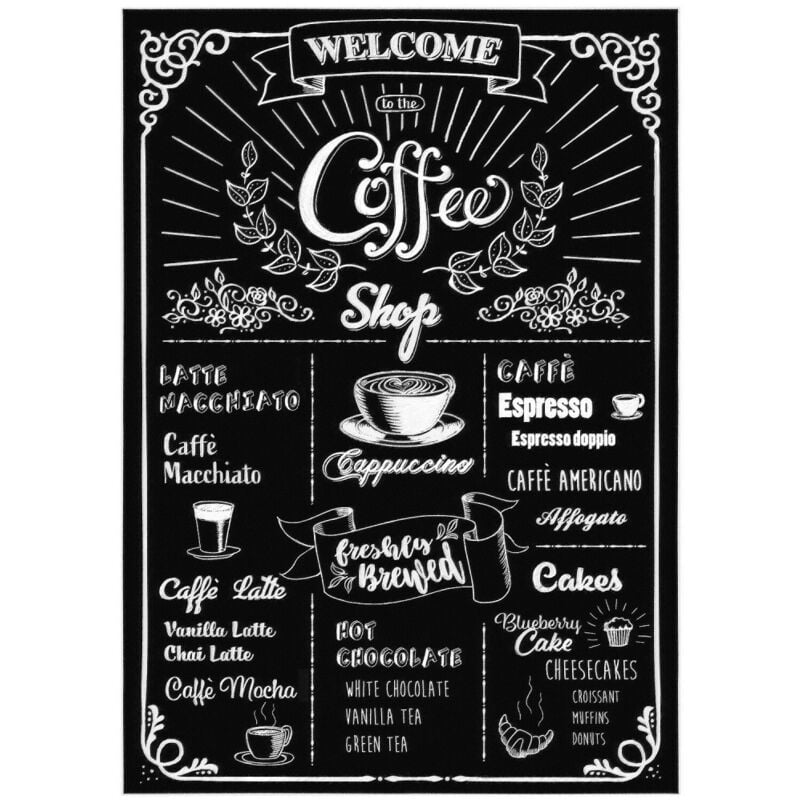 Komar - Coffeeshop- Sticker Décoration murale Café - 50x70cm