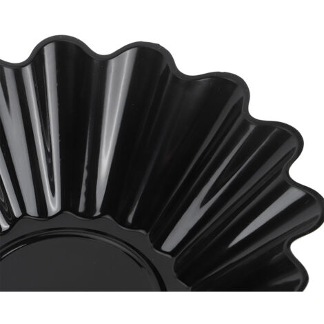 Coffetier Kaffeebohnen-Auswahltablett - Lebensmittelechtes schwarzes PP - Muster-Präsentationstablett für Kaffee & Küche (43 g/22,3 x 13 x 3,5 cm)