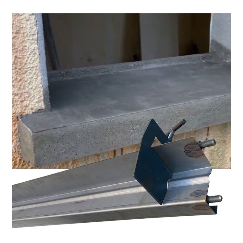 Moule appui de fenêtre 8x8 coffap avec coulisseaux - 1,5 m (réutilisable)