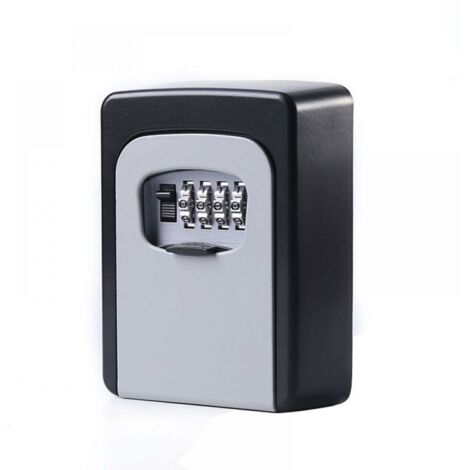 Coffre à clés extérieur à code numérique. Coffre à clés à combinaison numérique à 4 chiffres. Petit coffre à clés avec coffre-fort AquaForge.