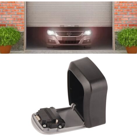 Coffre à clés mural à combinaison ABS 4 chiffres waterproof avec capacité 5 clés