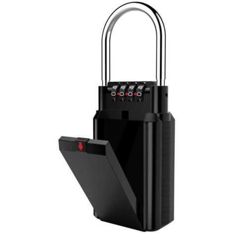 Coffre à clés sécurisé avec combinaison étanche à 4 chiffres, pour entrepôt, porte, garage, sorties de secours - AquaForge