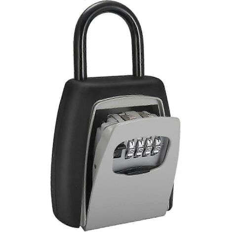 Coffre à clés sécurisé, coffre de rangement extérieur, boîte à clés en alliage d'aluminium avec serrure à combinaison, coffre de sécurité AquaForge