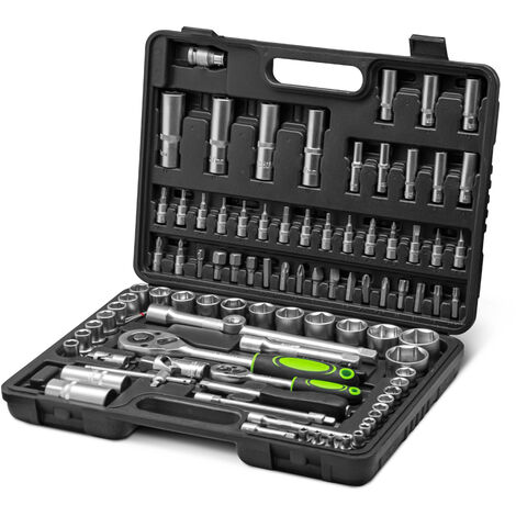 Coffre à douilles et embouts 94 pcs Chrome Vanadium - Constructor