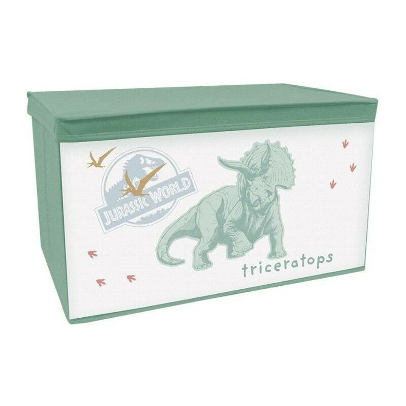 Cijep - fun house Jurrasic World Coffre a jouets dinosaures - Pliable - 55,5 x 34,5 x 34 cm - Pour enfant