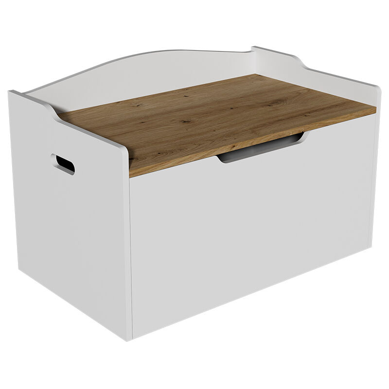 Vicco - Coffre à jouets Luzern, Blanc, 78 x 50 cm