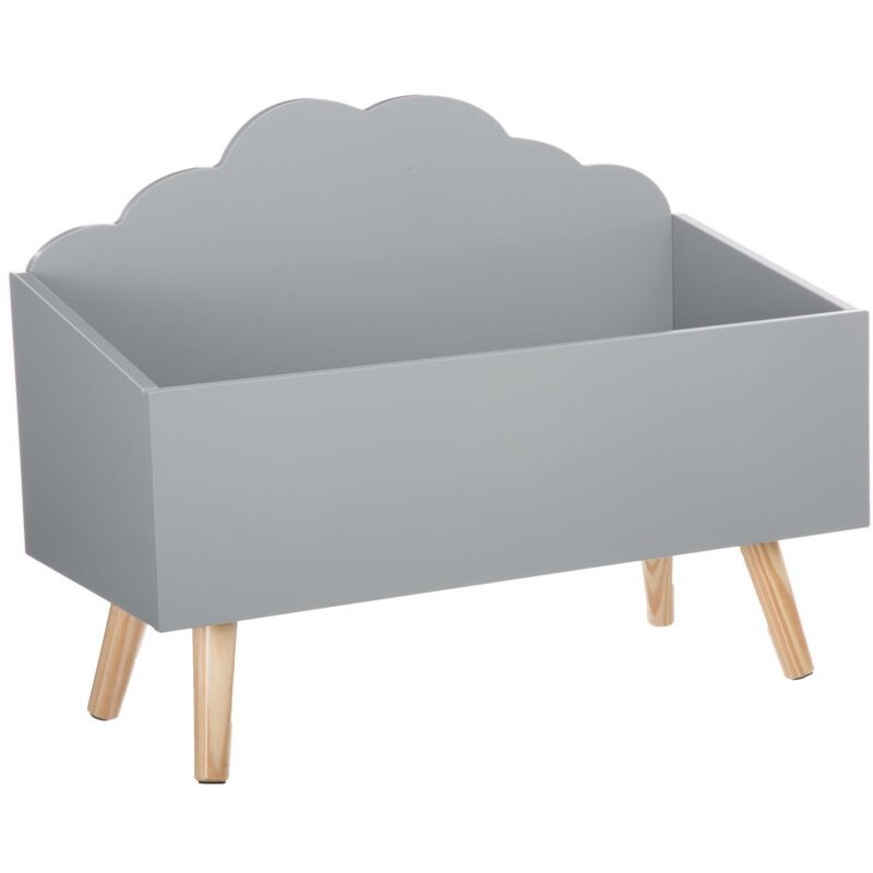 Atmosphera - Coffre enfant Nuage gris 58x28cm créateur d'intérieur