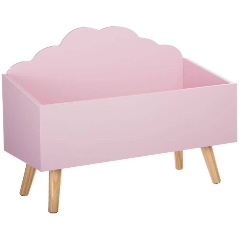 Coffre de rangement nuage rose Atmosphera