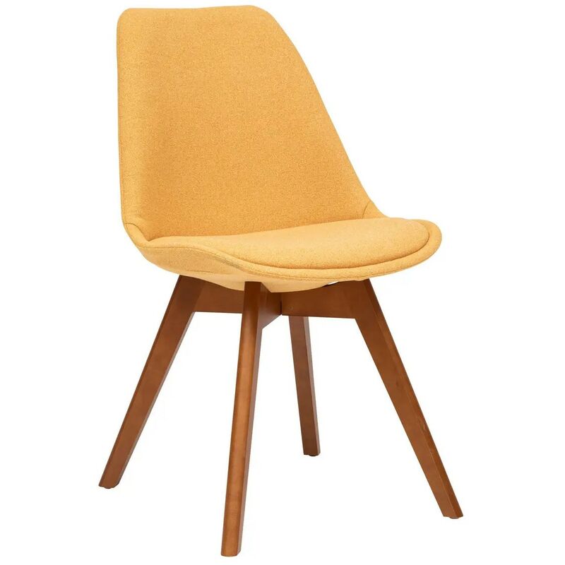 Chaise En Hêtre Baya Ocre Atmosphera