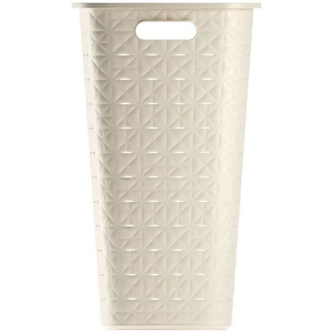 Coffre a linge - Curver - Softex - 56 L - Beige