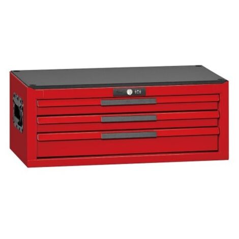 Coffre à outils 3 tiroirs pour servante pro rouge Teng Tools TSM26R3
