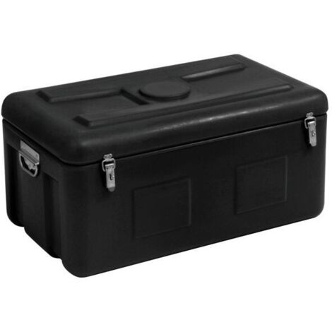 Coffre a outils rotomoule 180l 85 x 50 x 45 cm sans amenagement int