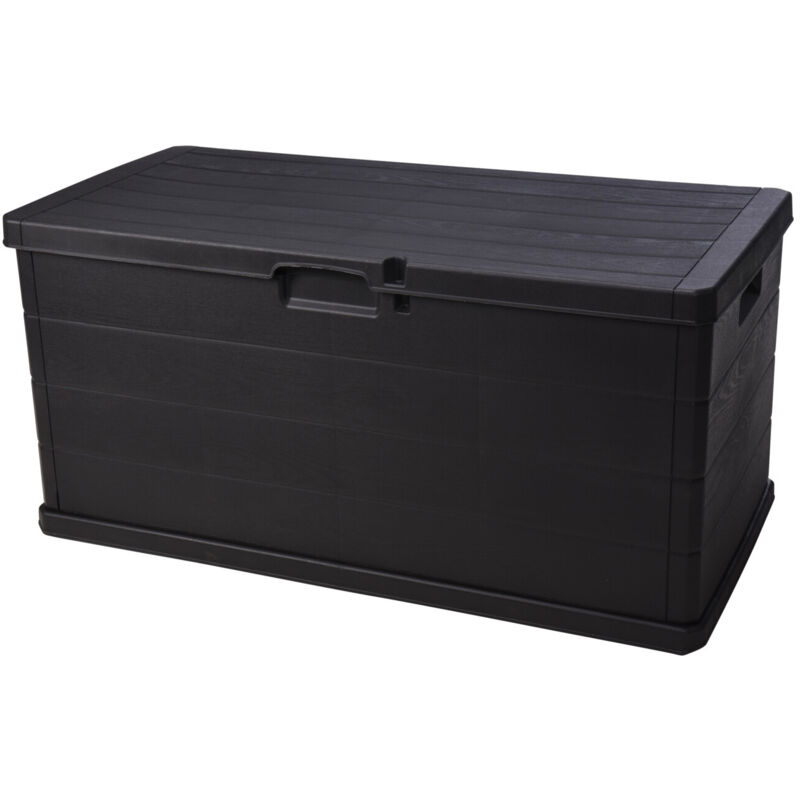 Ipae Progarden - Baul Alpha Alp22can Coffre Anthracite Avec 4 Roues 118x59x57cm - 8 mm