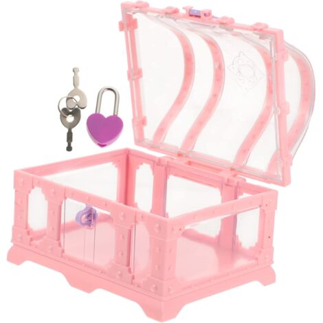 Coffre Aux Tr sors Gar on Et Filles Moyen Format Rose