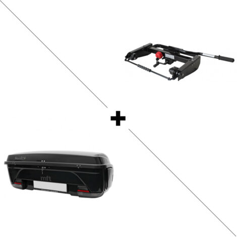 Coffre BackBox noir pour support de base MFT et Support de base pour fixation d'accessoires MFT