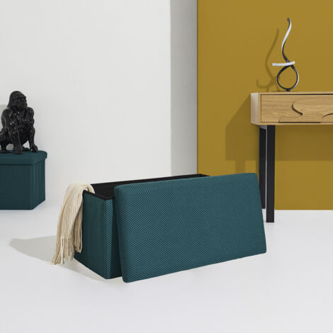 Coffre Banc Pliable Atome Bleu