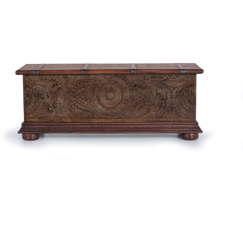 Coffre - Bois - Marron - Décoration d'Autrefois