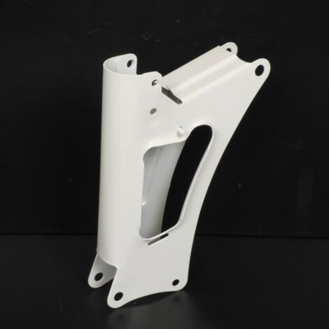 Coffre boite à outils blanche support de selle pour mobylette