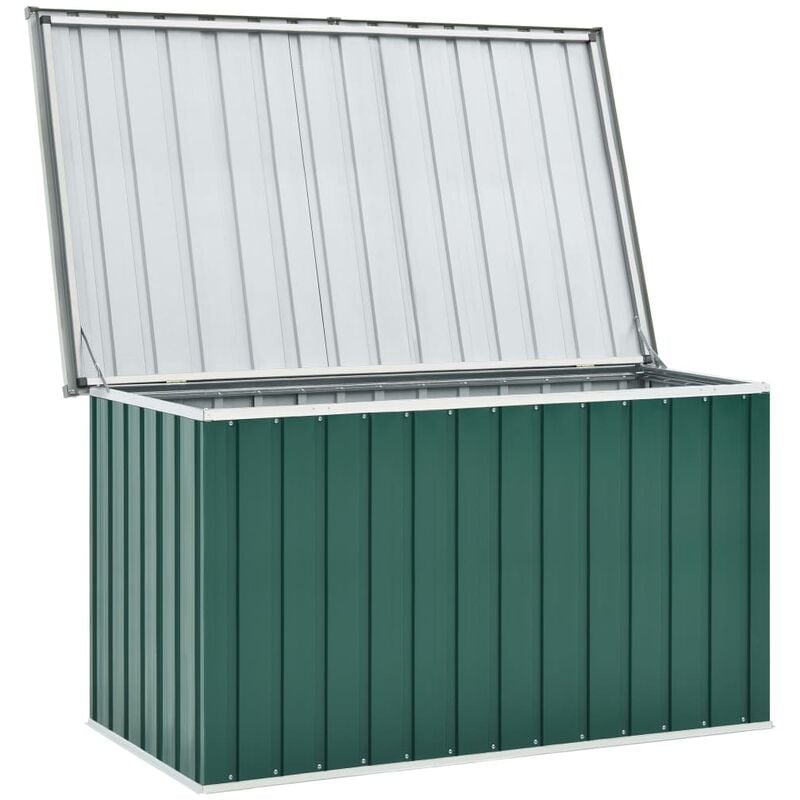 Helloshop26 - Coffre boîte meuble de jardin rangement vert 149 x 99 x 93 cm