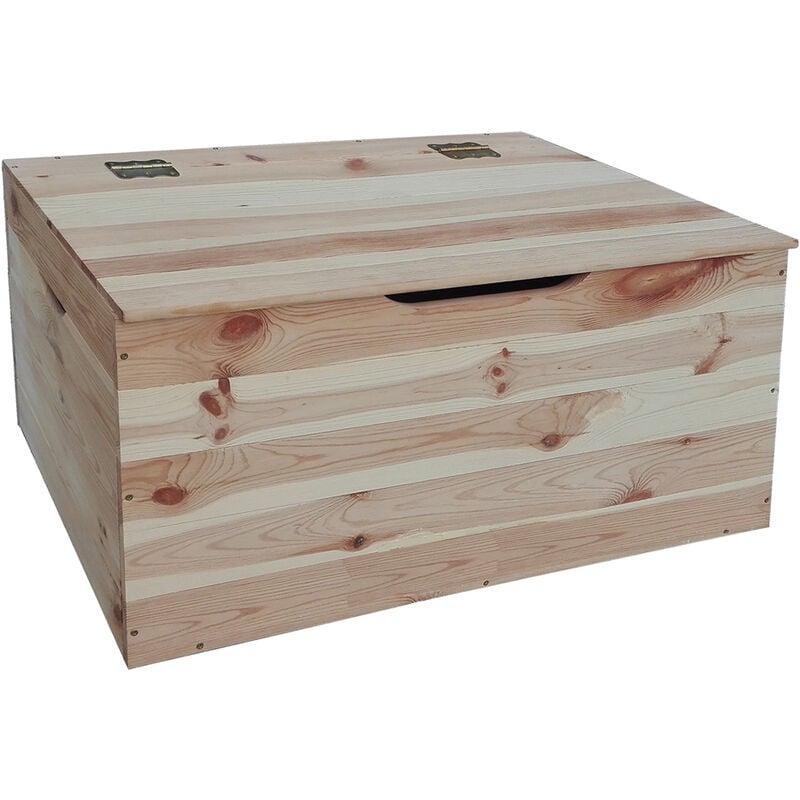 Coffre Cm 73 x 35 x h 33 - Bois Clair