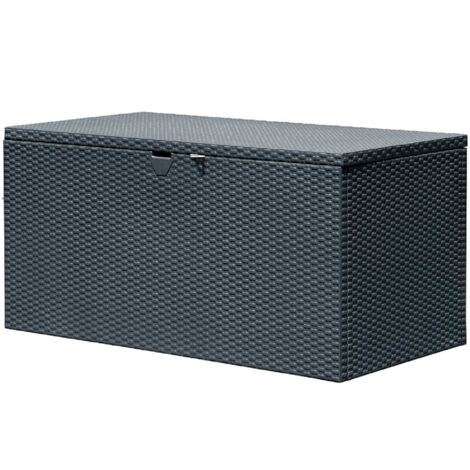 Coffre de jardin en acier inoxydable 509L – Dimensions 132x70x67 cm – Étanche et résistant aux UV – Amortisseurs à gaz pour ouverture facile – Shelterlogic