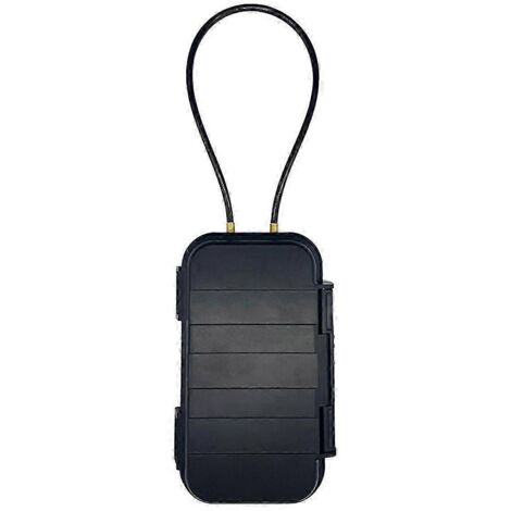 Coffre de plage portable avec cadenas à combinaison à 4 chiffres, coffre de plage antivol en fil d'acier, pour une utilisation en extérieur