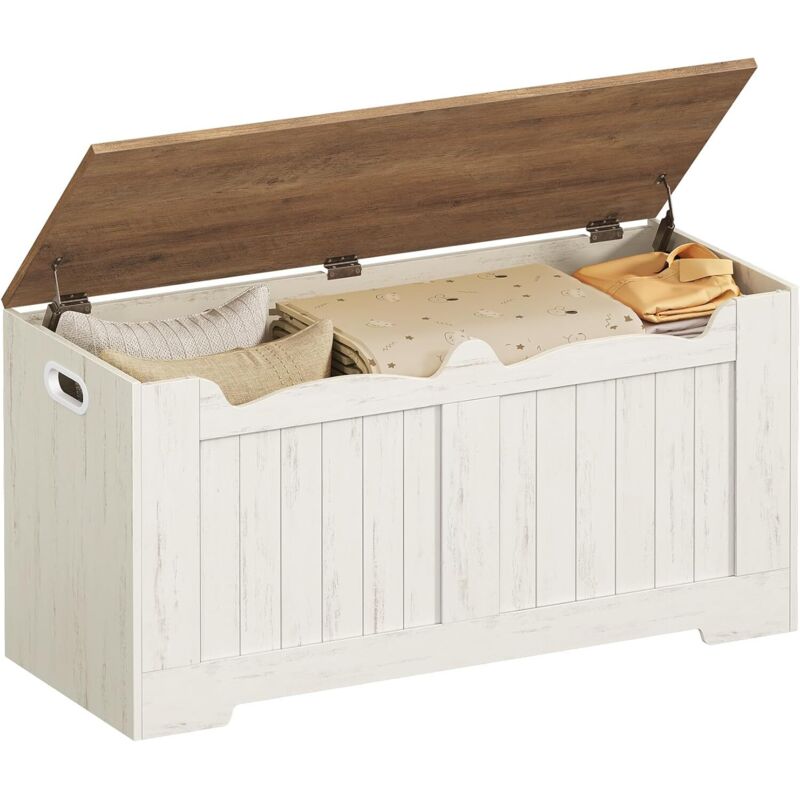 Coffre de Rangement, Banc de Rangement, 2 Charnières Stables