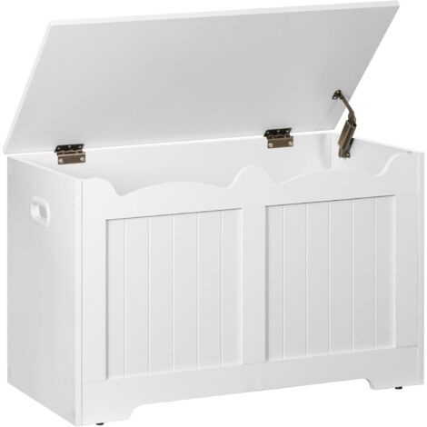 Coffre de Rangement, Banc de Rangement,2 Charnières Stables