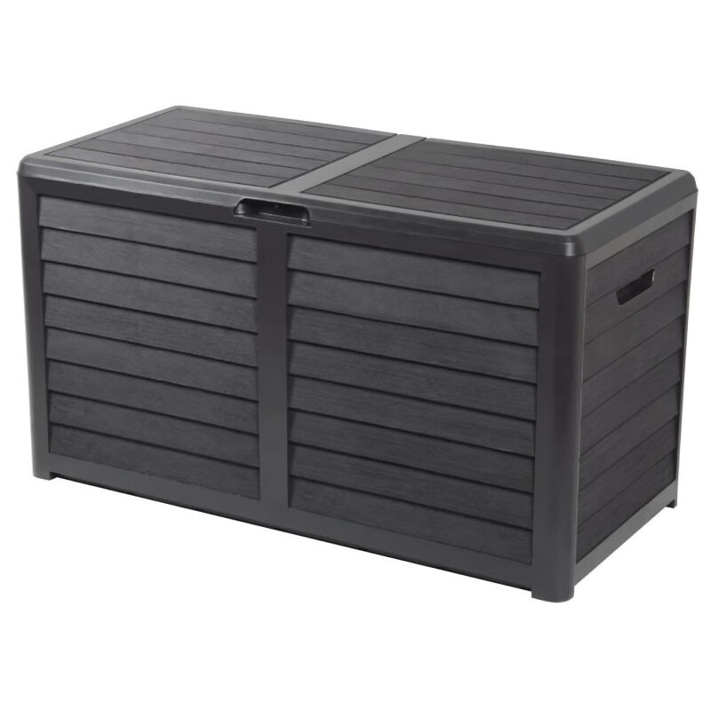 EDA - Coffre de rangement Baya - 420 l - Gris foncé