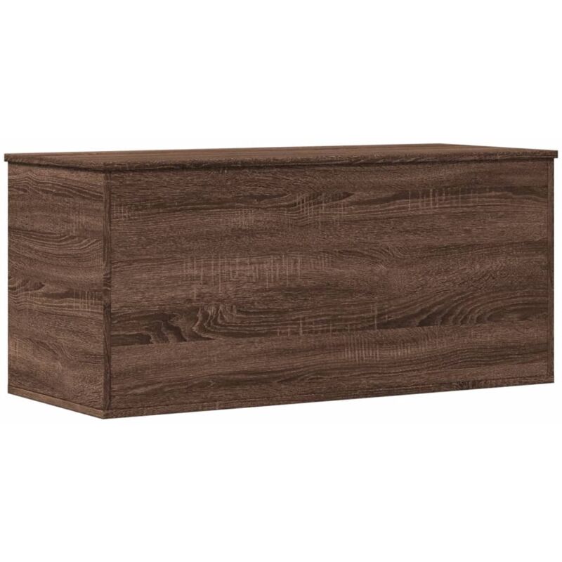 Boîte de rangement chêne marron 100x42x46 cm bois d'ingénierie Vidaxl