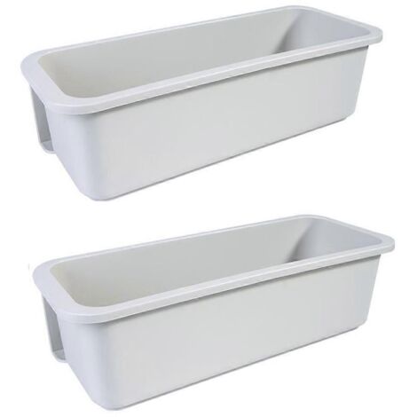 Coffre de rangement coulissant pour salle de bain et cuisine, gris