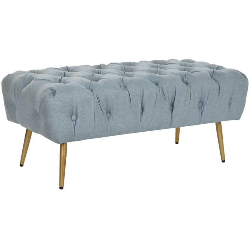 Banquette Polyester Métal 103X46X42 Capitone