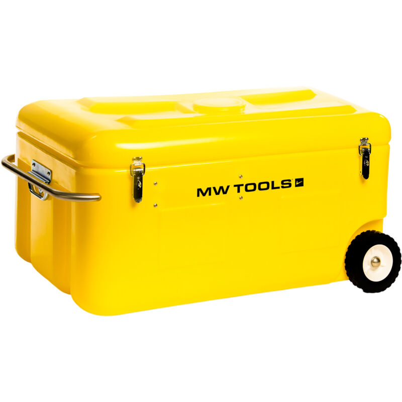 Mw Tools - Coffre de rangement mobile avec roues et poignée rétractable pe 190L MWP190T