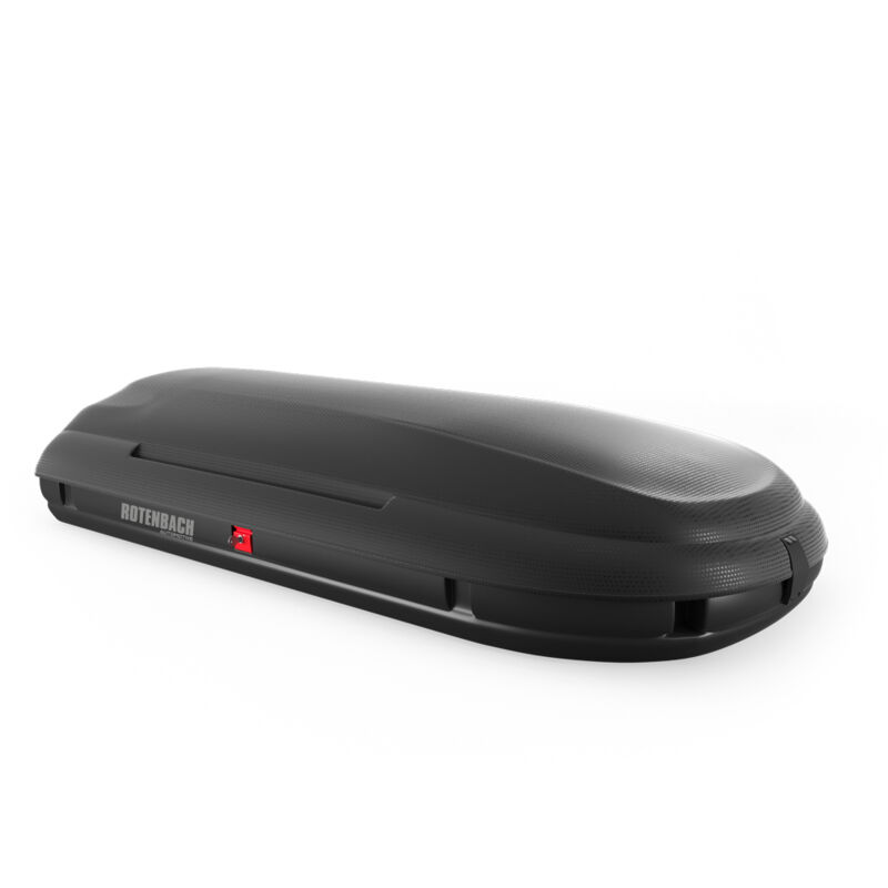 Coffre de toit, Noir, 400 litres, Rotenbach