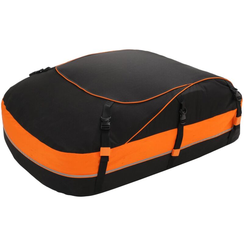 Coffre de toit voiture 580L Imperméable pour voyage, 130×100×45cm, Sac à Bagages Résistant aux Intempéries, Adapté aux Voitures, Camions, SUV, avec