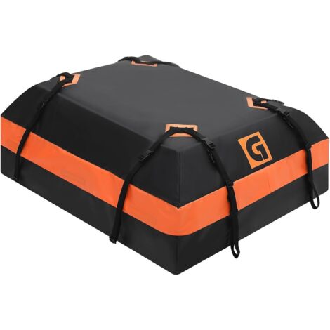 Coffre de toit voiture étanche -4,5 m³, sac de transport de toit avec tapis antidérapant, sac de rangement
